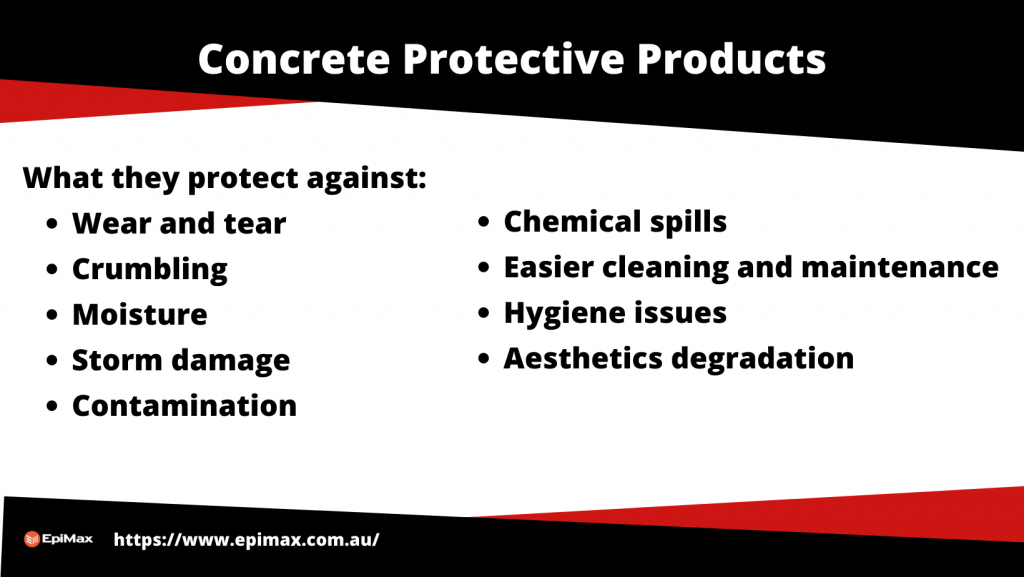 Concrete protective products - what do they protect against?